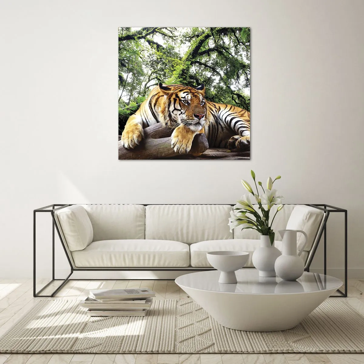 Üveg kép - Tisztelettel - 30x30 cm