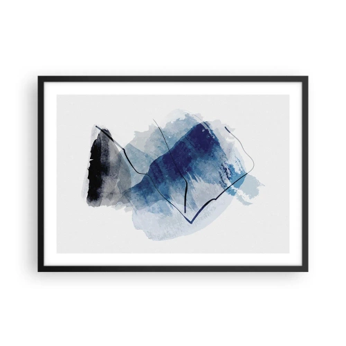 Poszter fehér keretben - Jéghegy - 70x50 cm