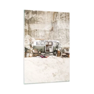 Üveg kép - Ideje elkezdeni az utazást - 80x120 cm