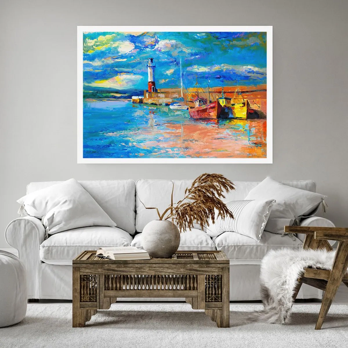 Poszter - Egy délután a szivárványos öbölben - 70x50 cm