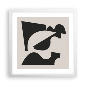 Poszter fekete keretben - Önálló összeállításra - 40x40 cm
