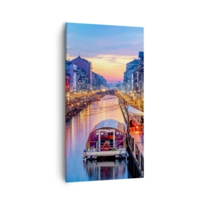 Vászonkép - Fény és öröm estéje - 55x100 cm