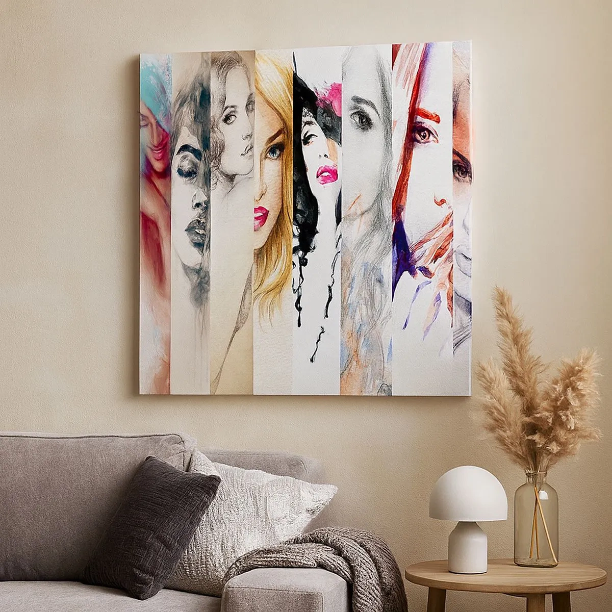 Vászonkép - És ez mindig TE  - 30x30 cm