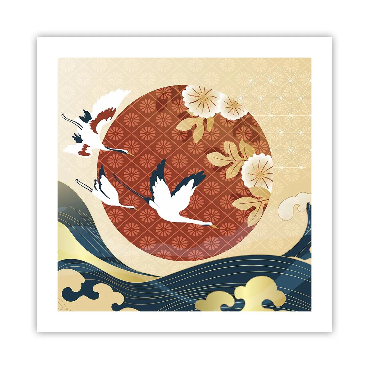 Poszter - Japán mese - 50x50 cm