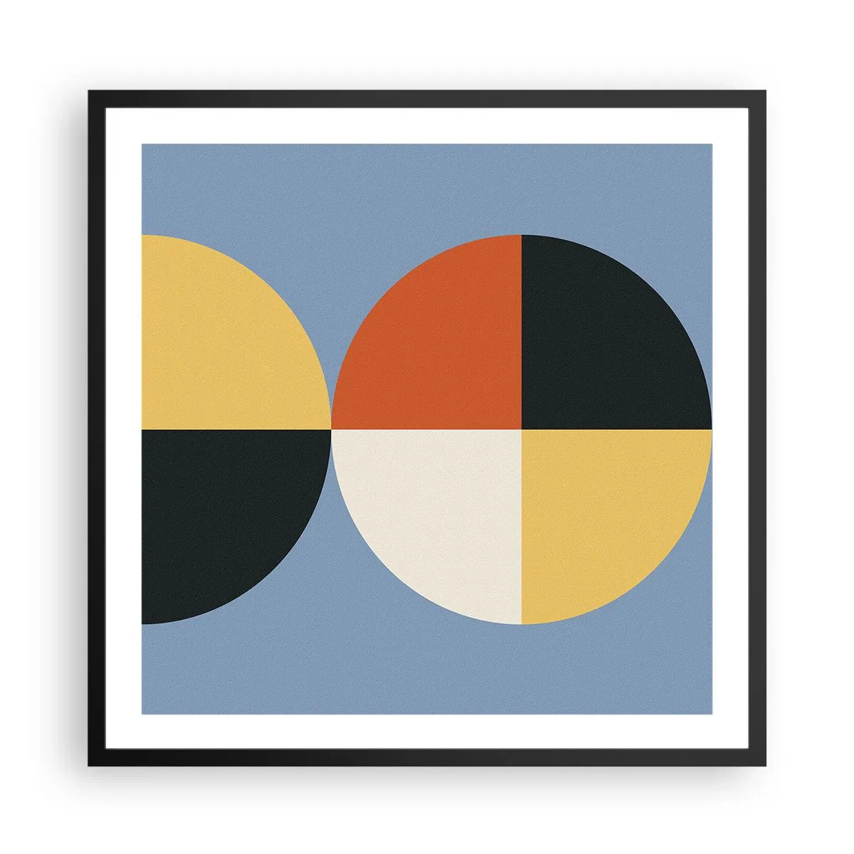 Poszter fehér keretben - Nézd és számolj - 60x60 cm