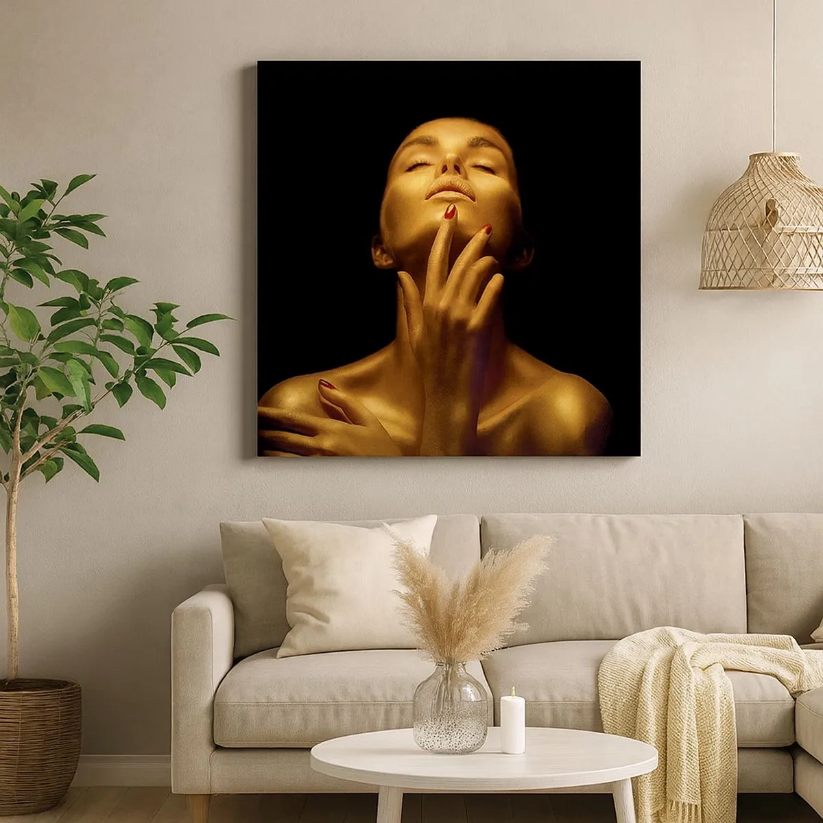 Vászonkép - Mint az arany selyem - 30x30 cm