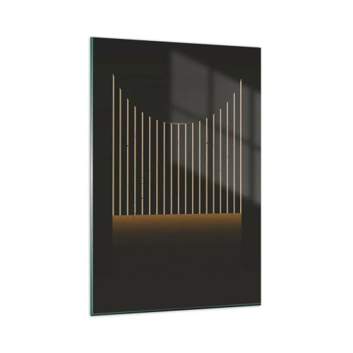 Üveg kép - Fedezze fel a sötétséget - 80x120 cm