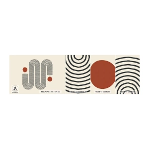 Fotótapéta Minta Standard Eco - Elejétől végéig - Absztrakció, Grafika, Minimalizmus - 100x30 cm
