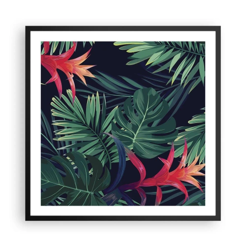Poszter fehér keretben - Zölden égni - 60x60 cm