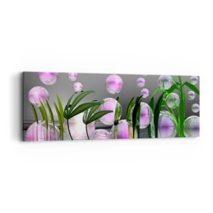 Vászonkép - A könnyedség és az élet tükröződő kompozíciója - 90x30 cm