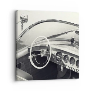 Vászonkép - Időjárás a gazdagoknak - 40x40 cm