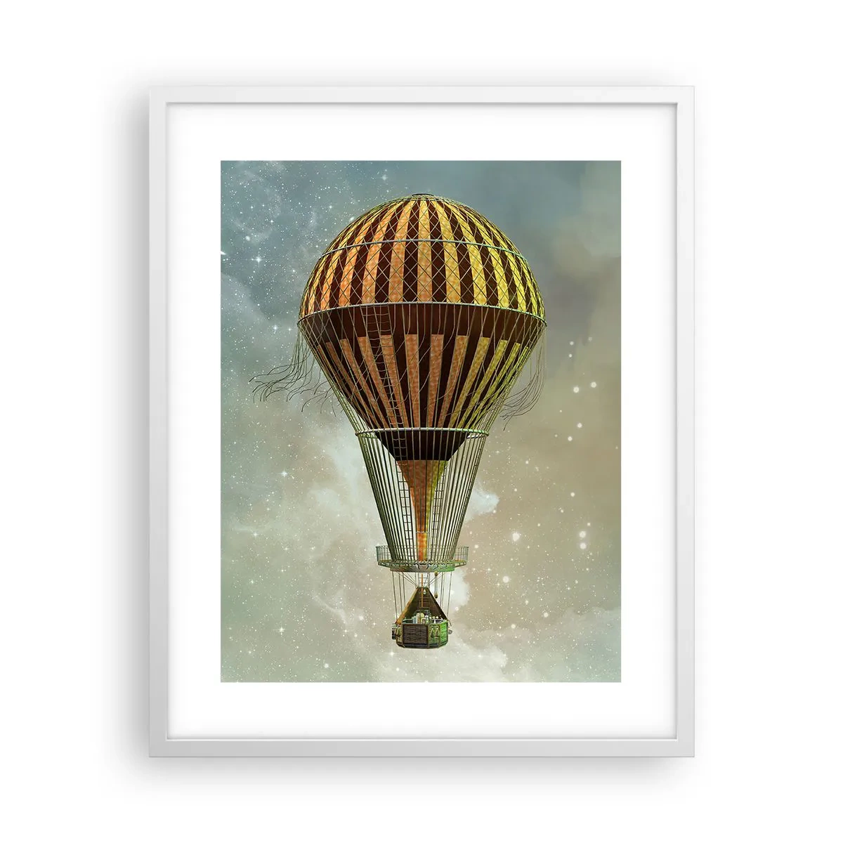 Poszter fekete keretben - Úttörő járatok - 40x50 cm