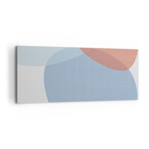 Vászonkép - Pasztell kapcsolatok - 120x50 cm