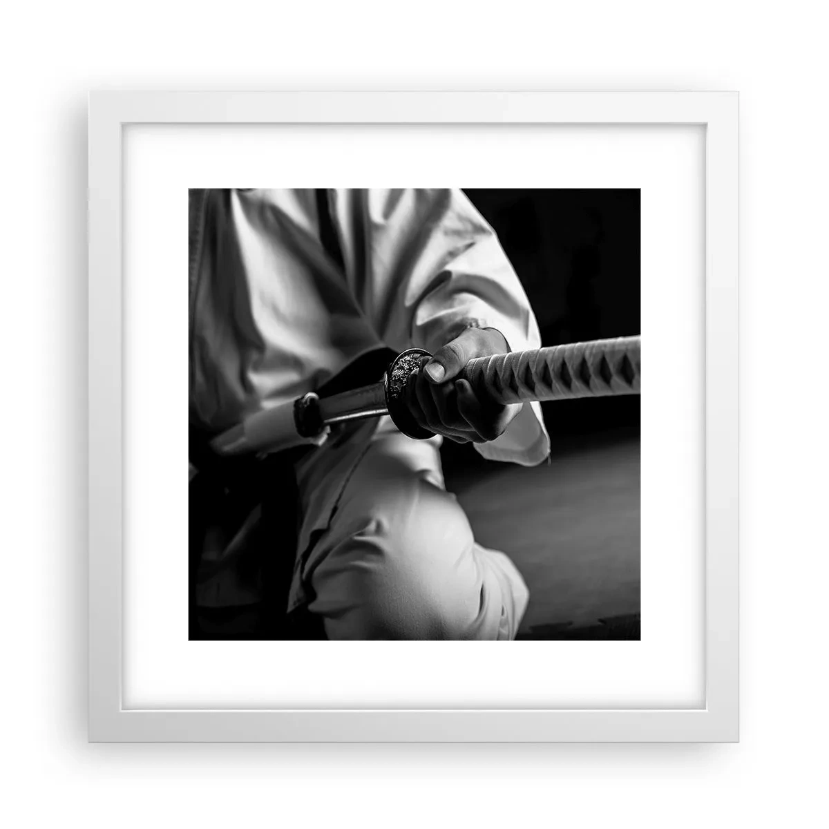 Poszter fekete keretben - Harcos lelke - 30x30 cm