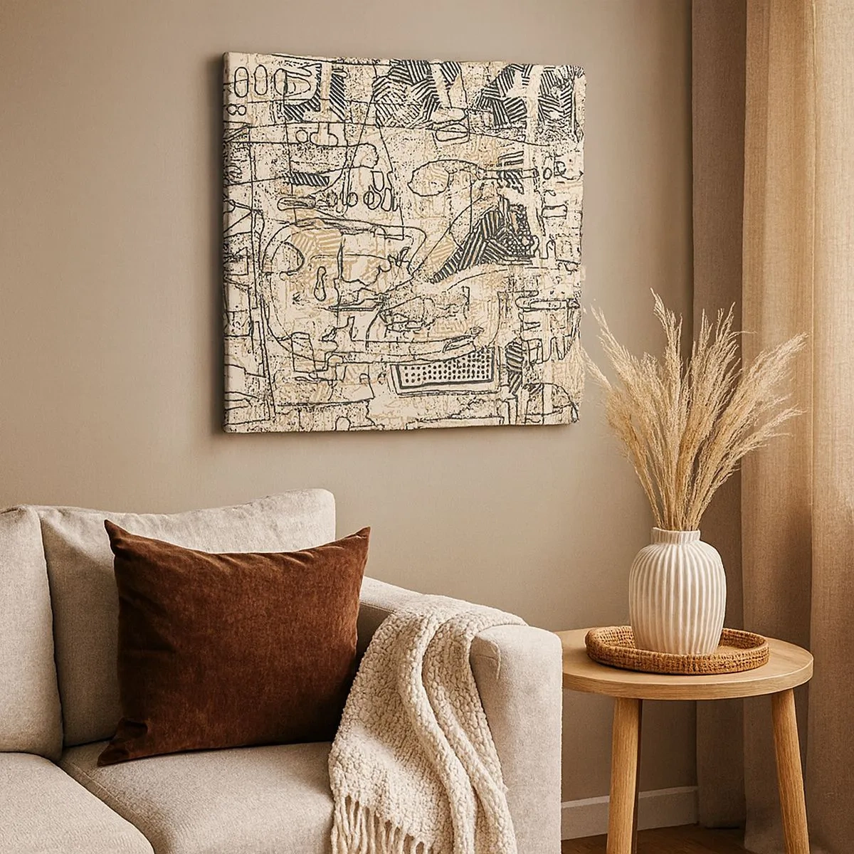 Vászonkép - Dekódolásra vár - 30x30 cm