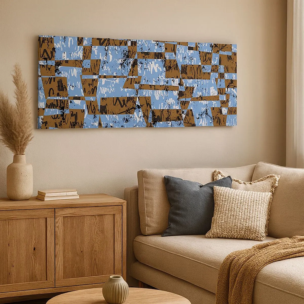 Vászonkép - Nem népies kivágás - 100x40 cm