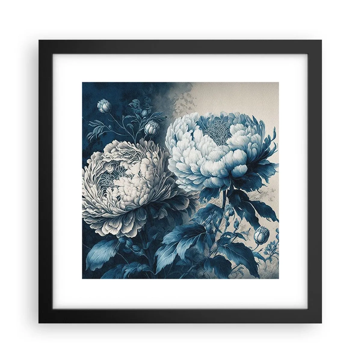 Poszter fehér keretben - Egy jól összeillő pár - 30x30 cm