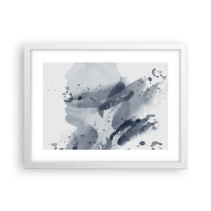 Poszter fekete keretben - A víz természetének tanulmánya  - 40x30 cm