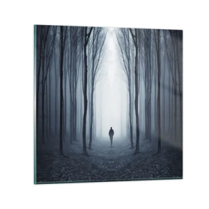 Üveg kép - És minden egyszerű és világos - 50x50 cm