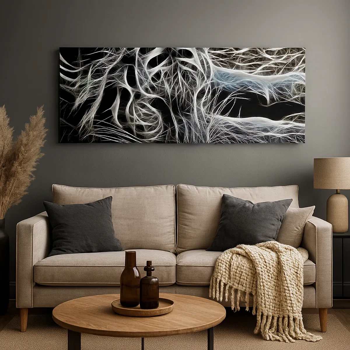 Vászonkép - Tanulmány a macska könnyedségéről - 30x30 cm