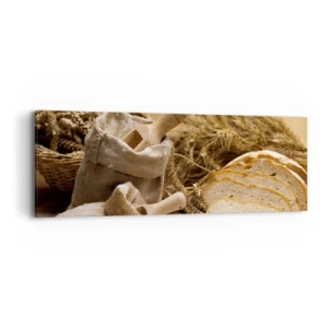 Vászonkép - Hogyan vágta le a késsel - 90x30 cm