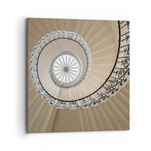 Vászonkép - Egy kagyló közepén - 70x70 cm