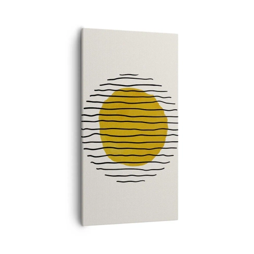 Vászonkép - A hőtől remegő absztrakció - 55x100 cm