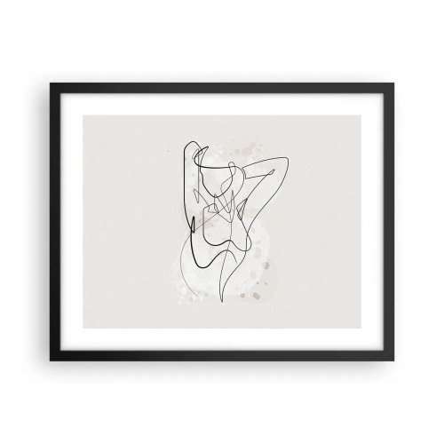 Poszter fehér keretben - A csábítás művészete - 50x40 cm
