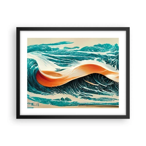 Poszter fehér keretben - Szörfös álma - 50x40 cm