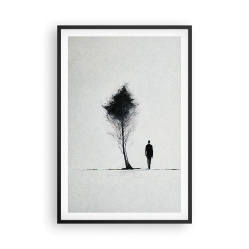 Poszter fehér keretben - Mindannyian vándorolunk - 61x91 cm