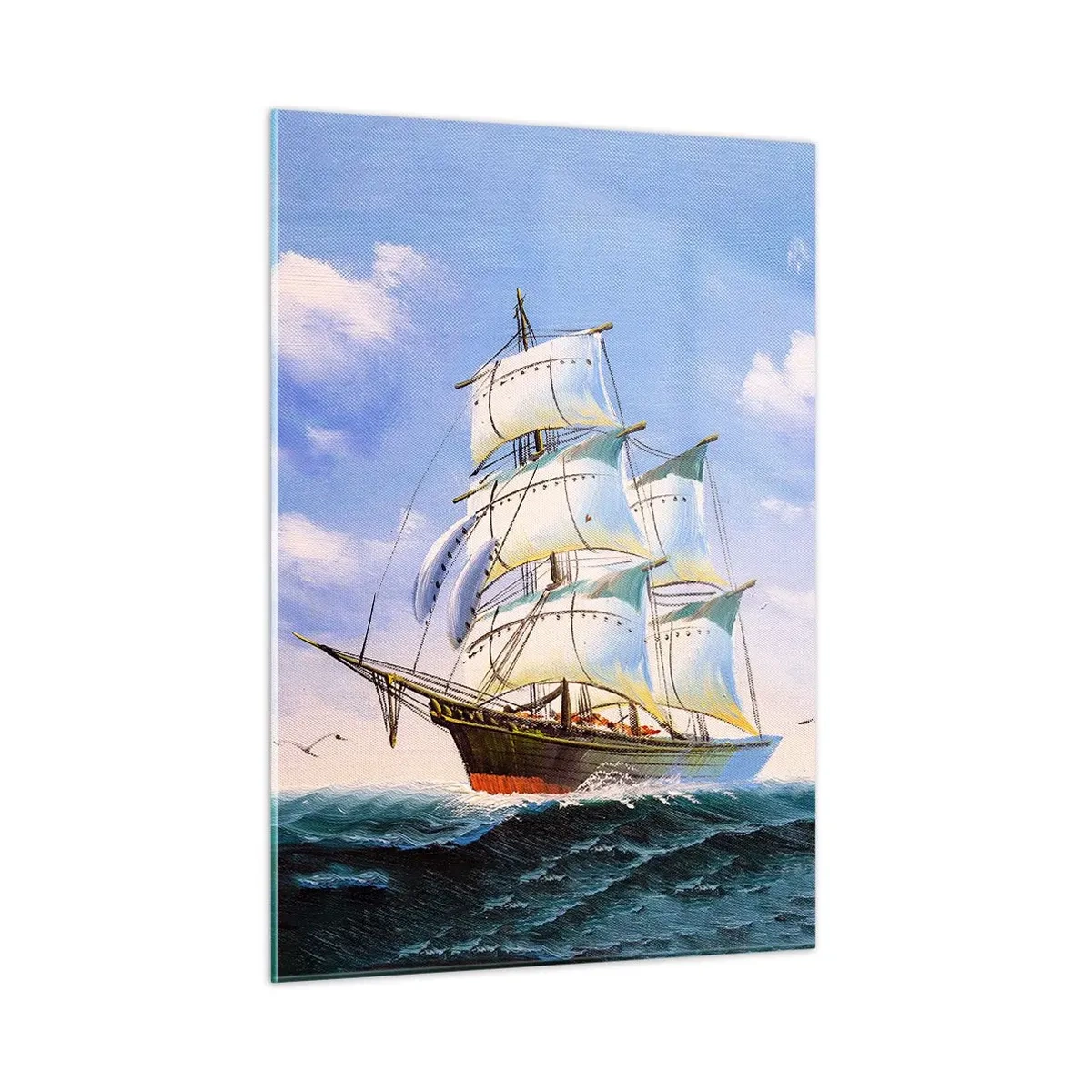 Üveg kép - Büszkén a széllel - 50x70 cm