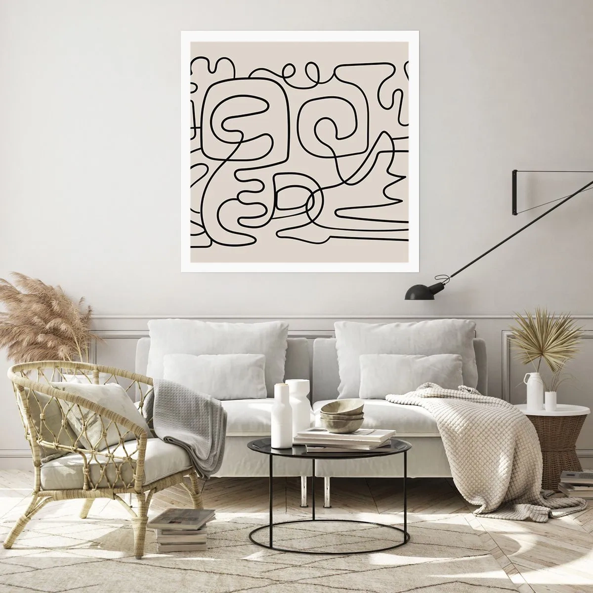 Poszter - A nyomonkövetésben - 60x60 cm