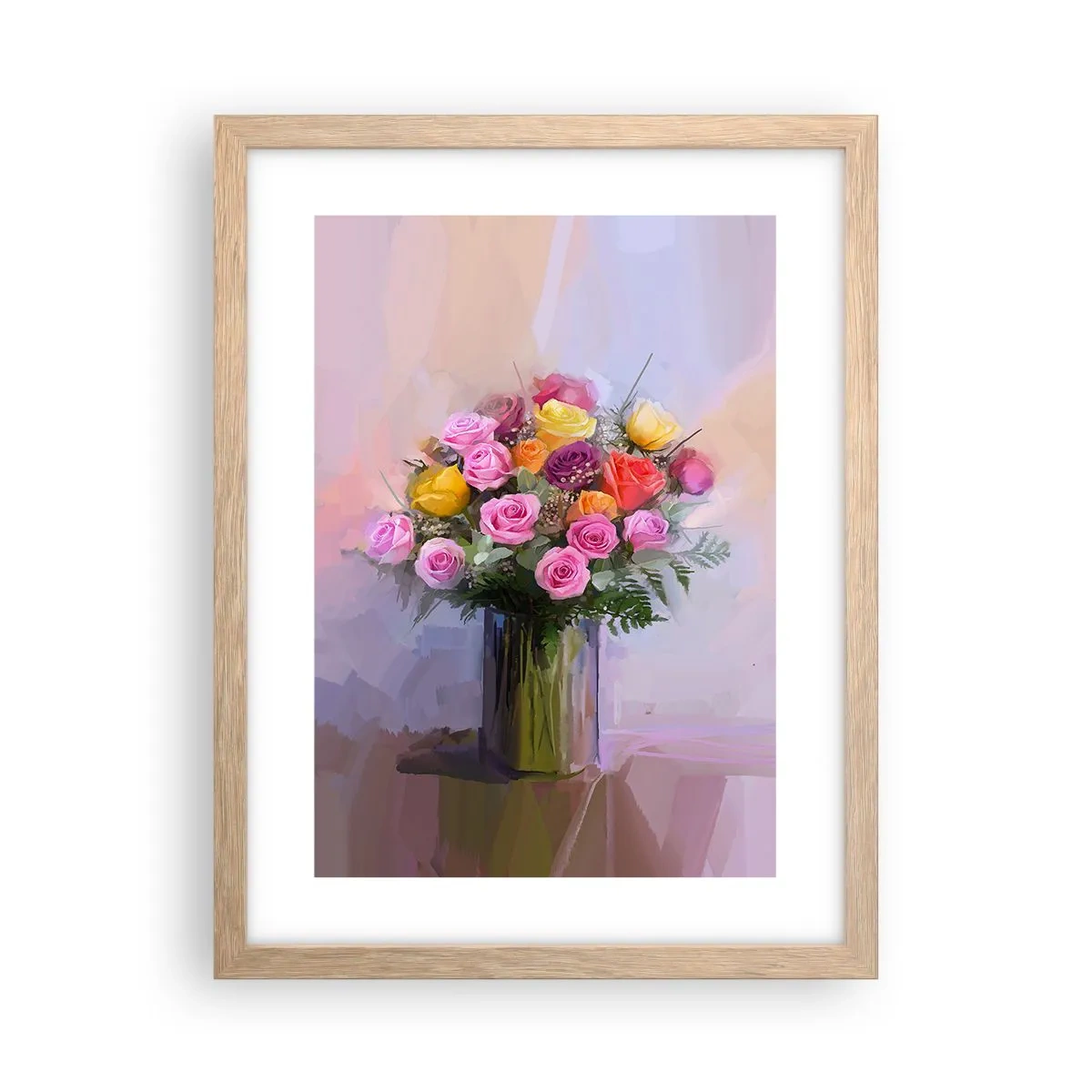 Poszter világos tölgy keretben - Megtartott szépség - 30x40 cm