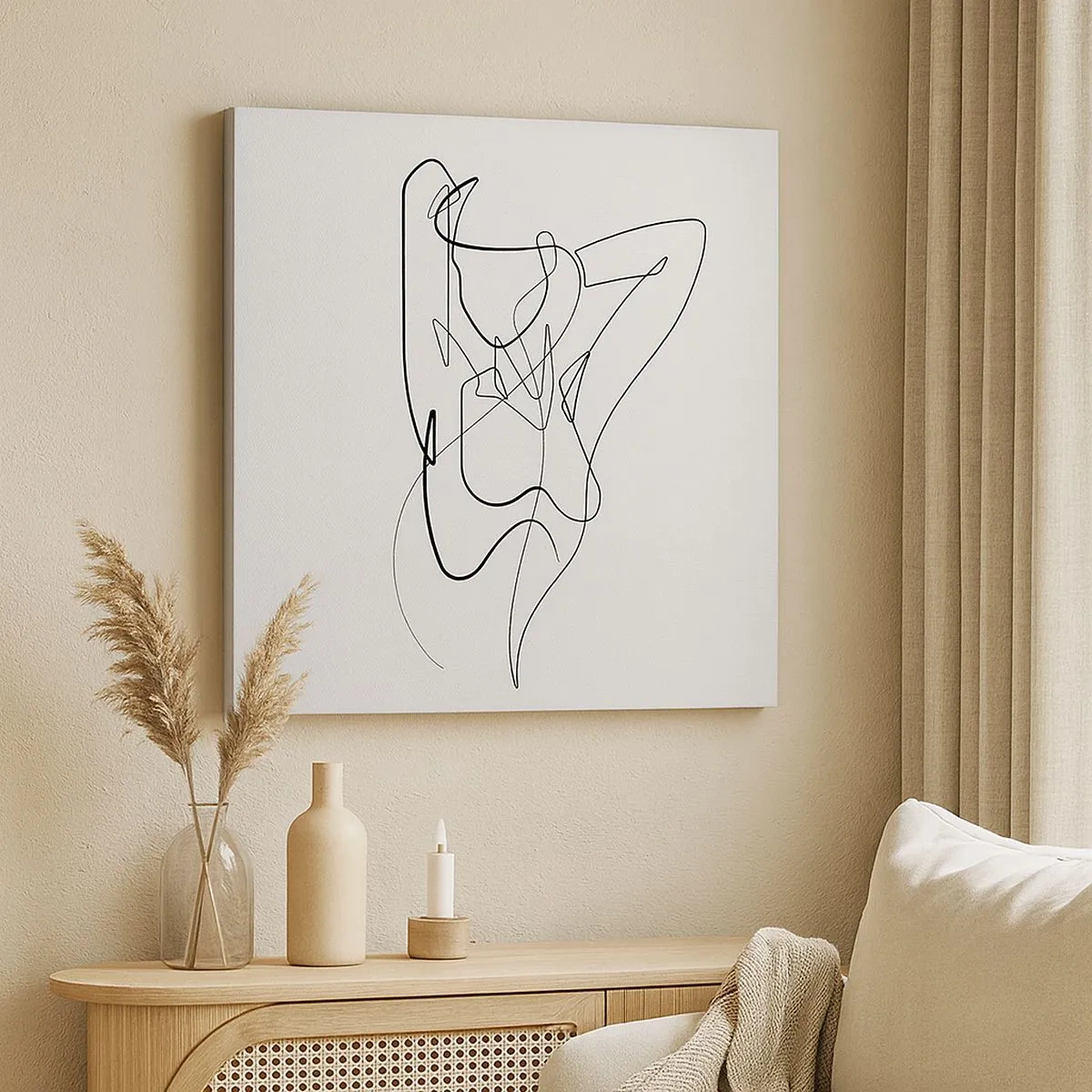 Vászonkép - Milyen vagy igazán…. - 30x30 cm