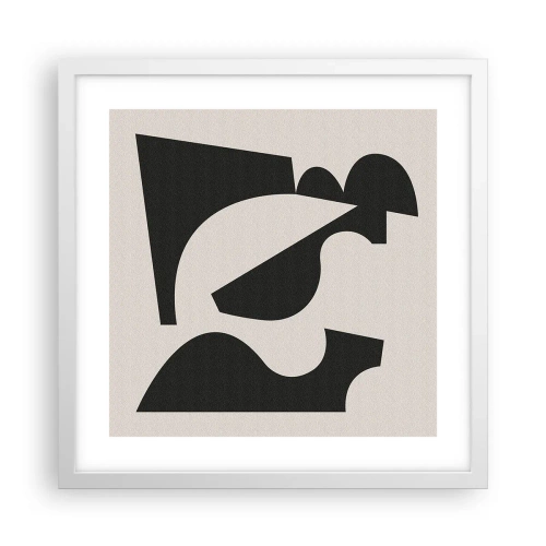 Poszter fekete keretben - Önálló összeállításra - 40x40 cm