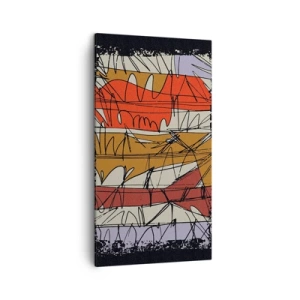 Vászonkép - Spontán kompozíció - 45x80 cm