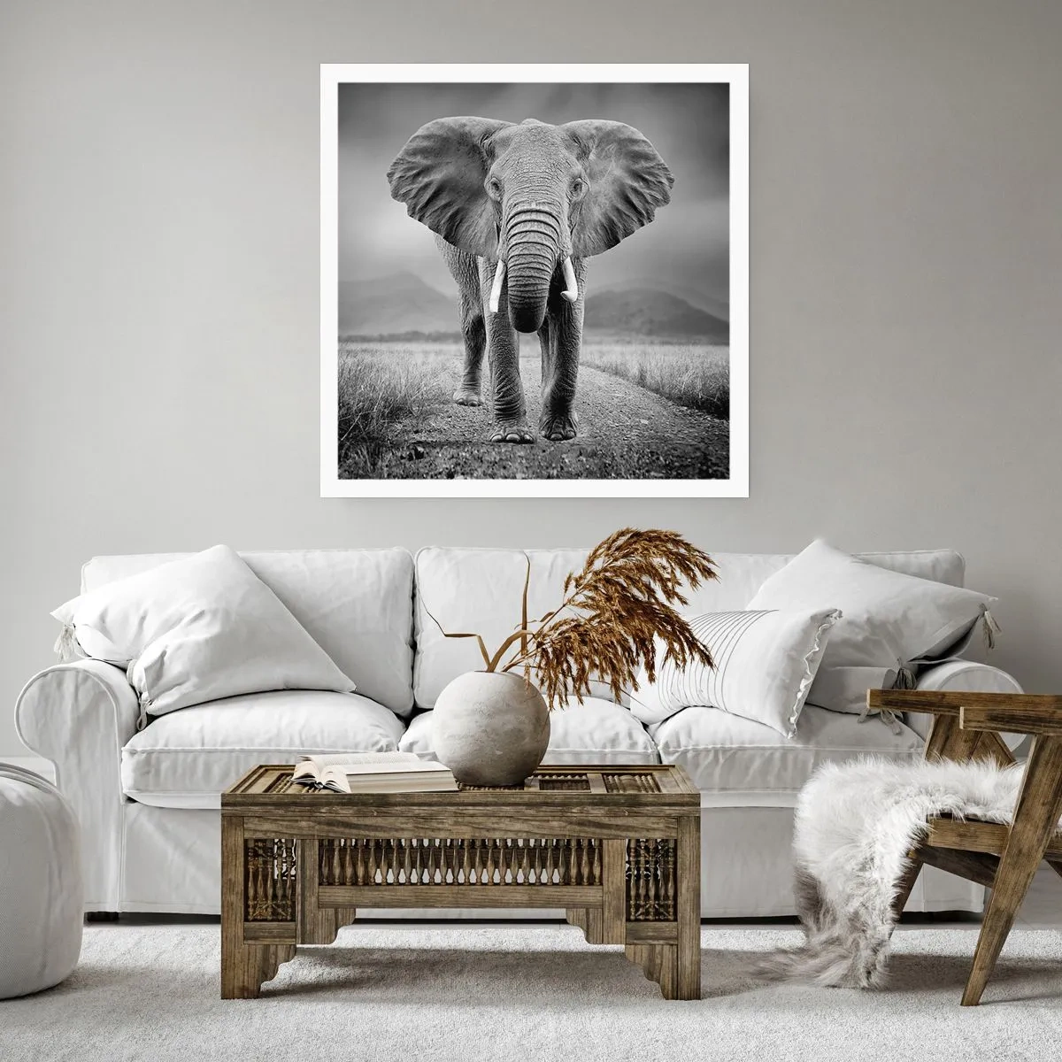 Poszter - A házigazda üdvözli - 40x40 cm