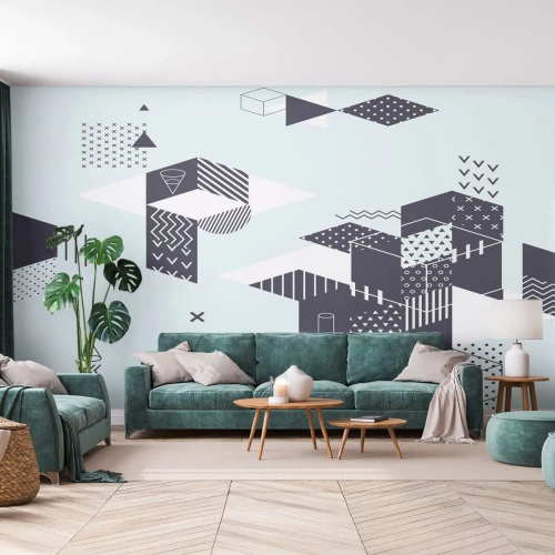 Fotótapéta Premium Sand - Lélekben a matematika - Absztrakció, Darab, Modern minta - 100x70 cm
