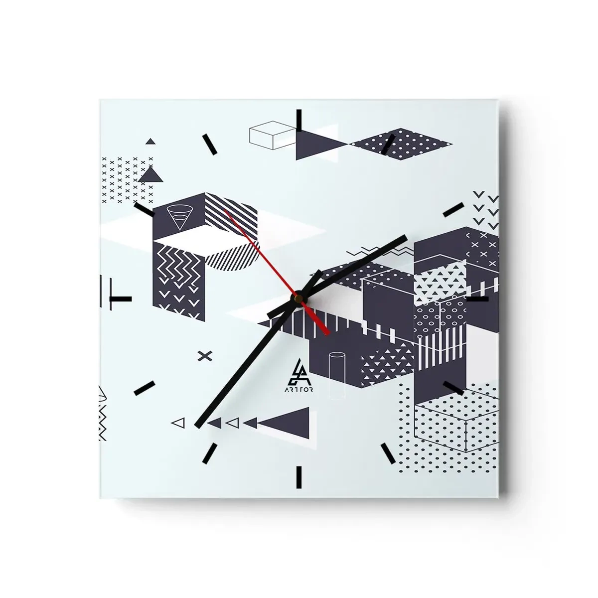 Falióra, Óra - Lélekben a matematika - 30x30 cm