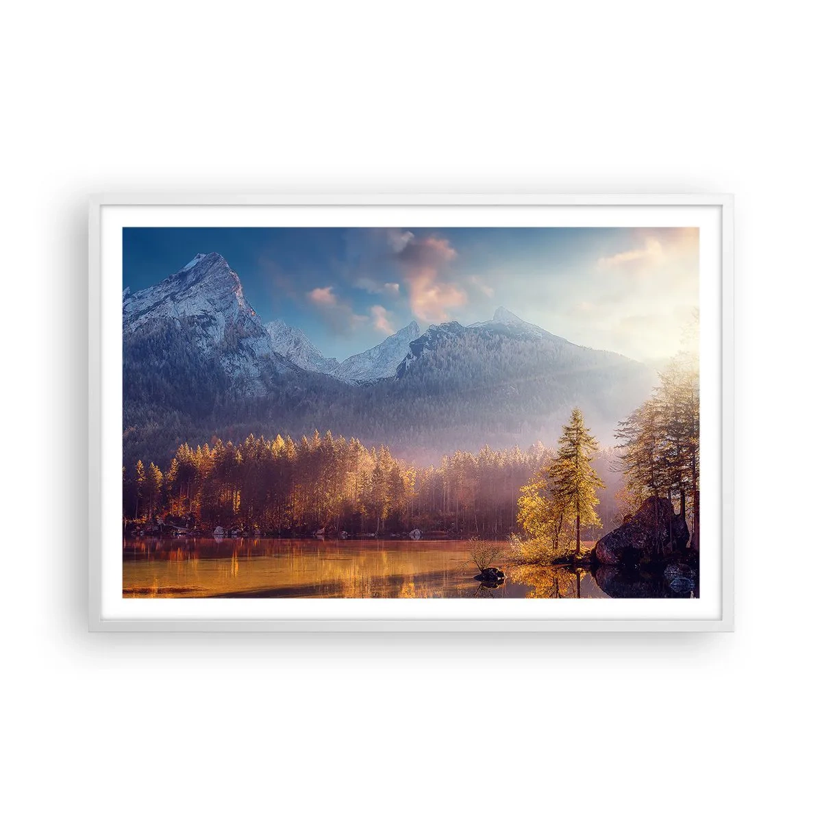 Poszter fekete keretben - A hegyekben és völgyekben - 91x61 cm