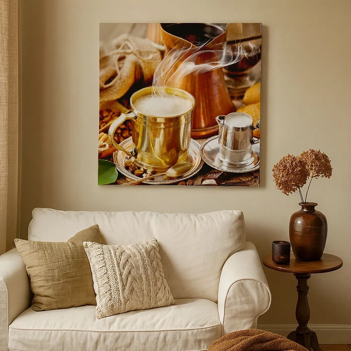 Vászonkép - Szép napot! - 30x30 cm