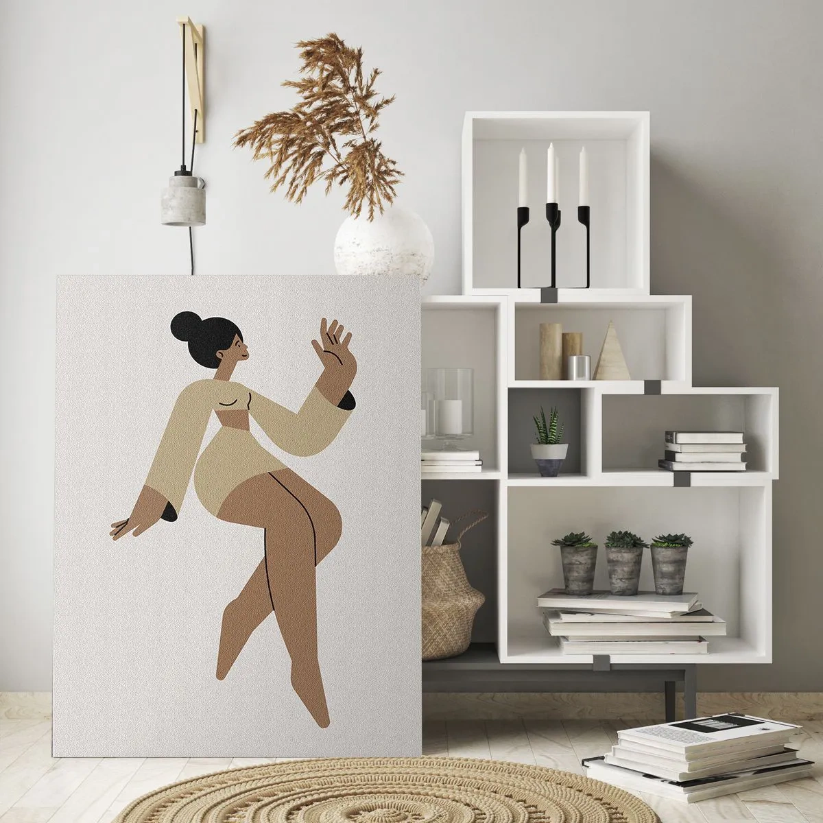 Üveg kép - A kegyelem alakja - 80x120 cm