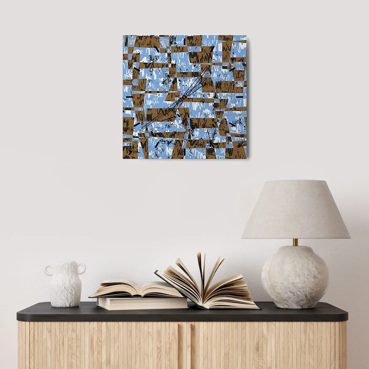 Falióra, Óra - Nem népies kivágás - 30x30 cm