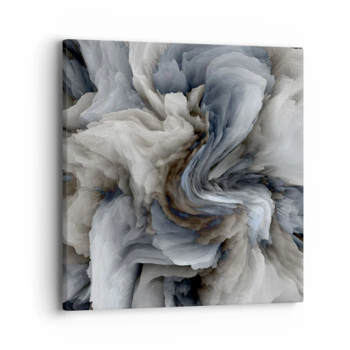 Vászonkép - Kő és virág - 40x40 cm