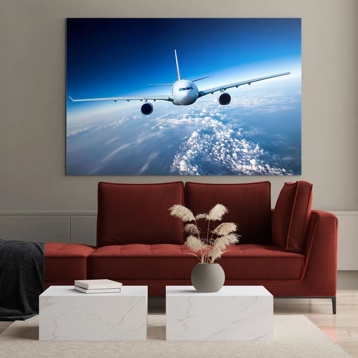 Üveg kép - Azért repülök, mert akarok - 120x80 cm