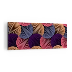 Vászonkép - Körkörös ritmusban - 100x40 cm
