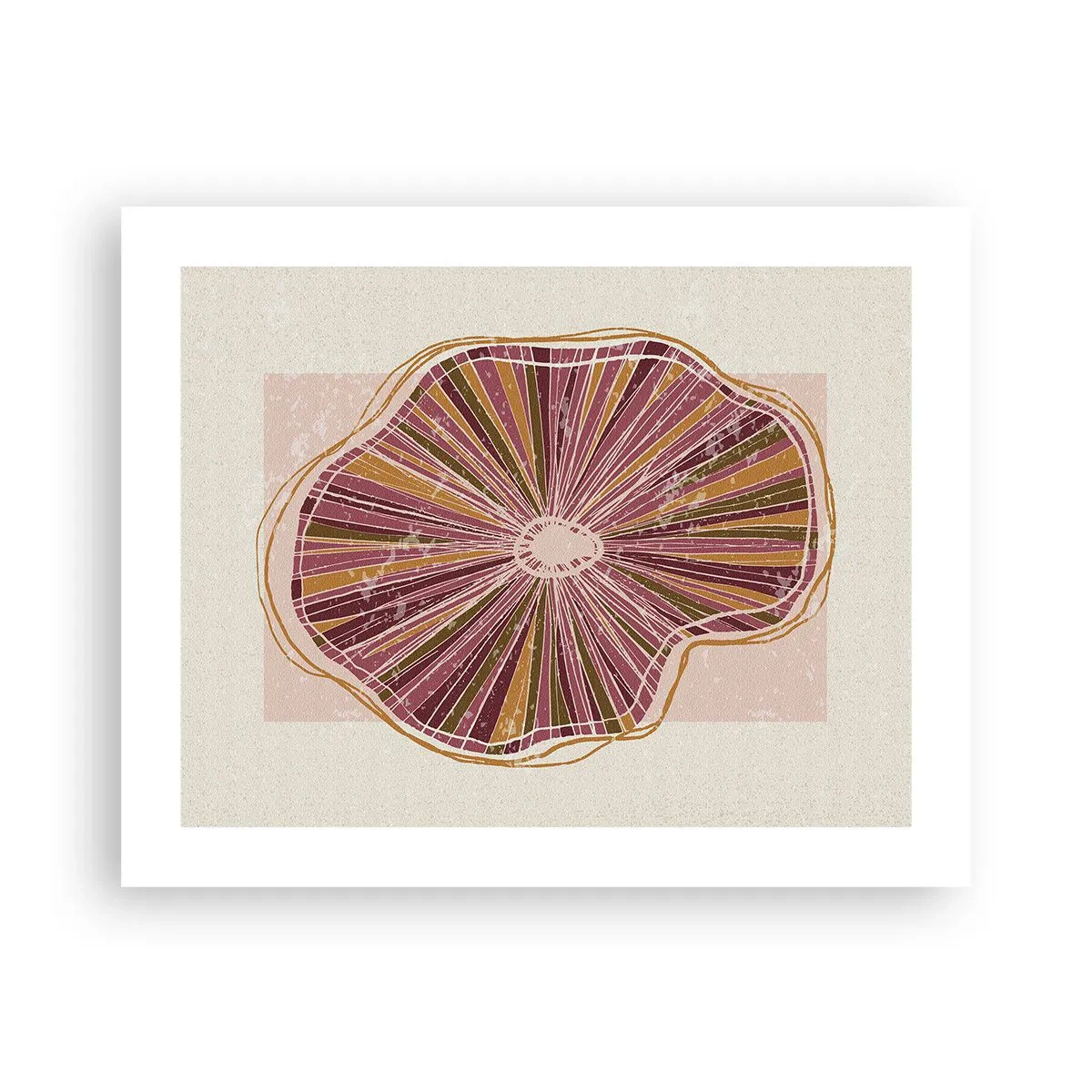 Poszter - Sugárzó absztrakció - 50x40 cm