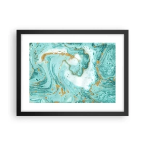 Poszter fehér keretben - Az Edo-korszak nagy hulláma alatt - 40x30 cm