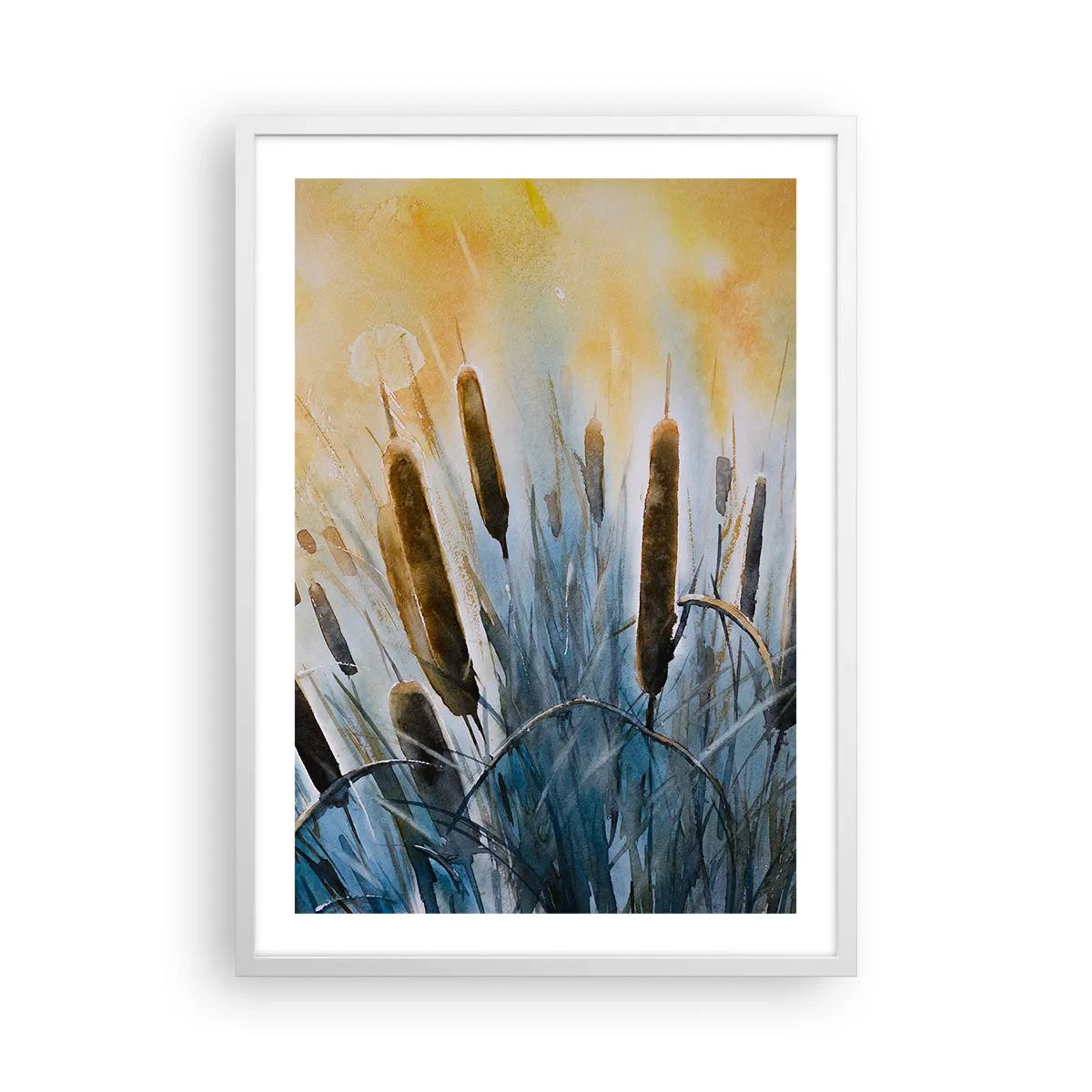 Poszter fekete keretben - A víz hűvössége, a nap melege - 50x70 cm