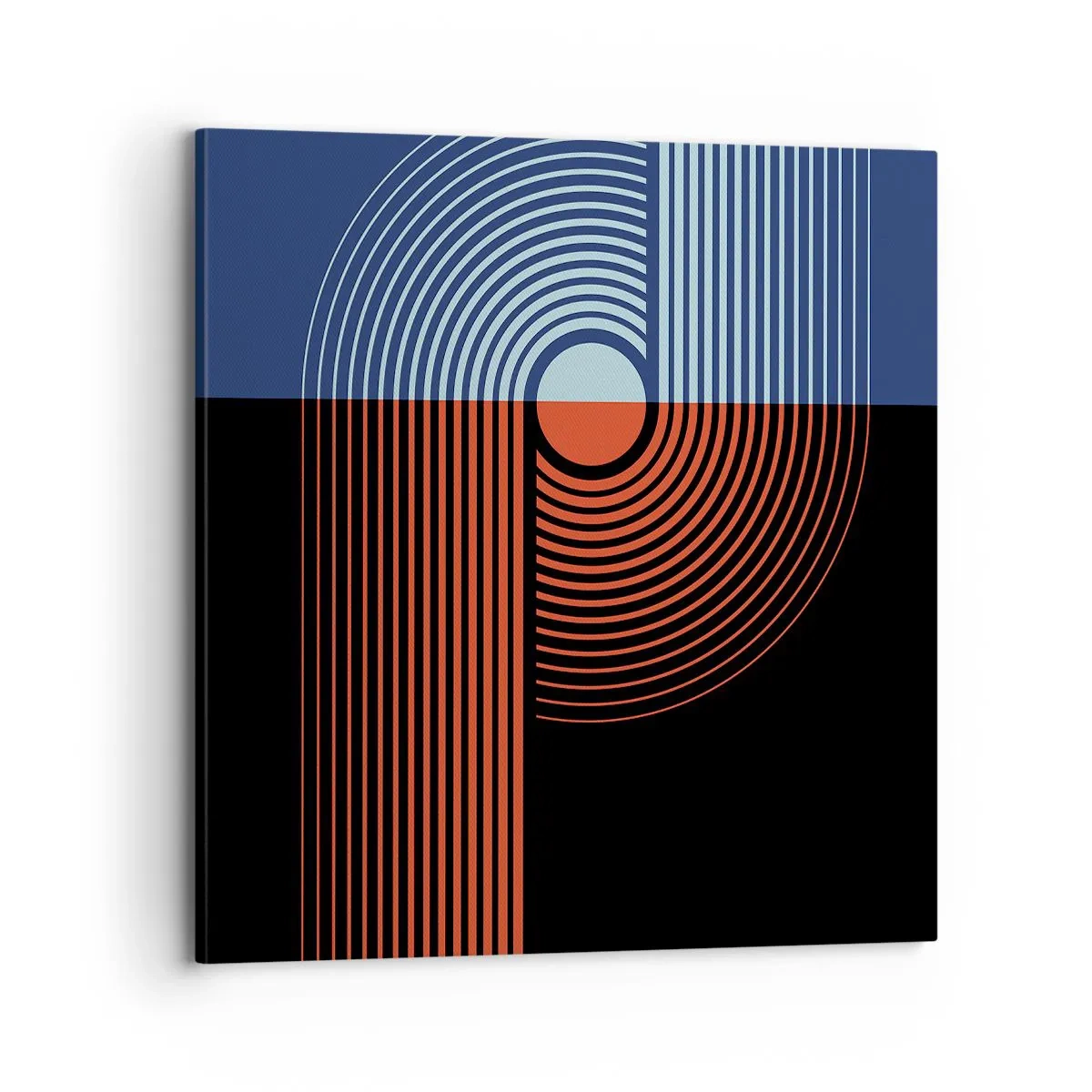 Vászonkép - Geometrikus ölelésben - 70x70 cm